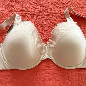 Bali Ivory Textured Bra
